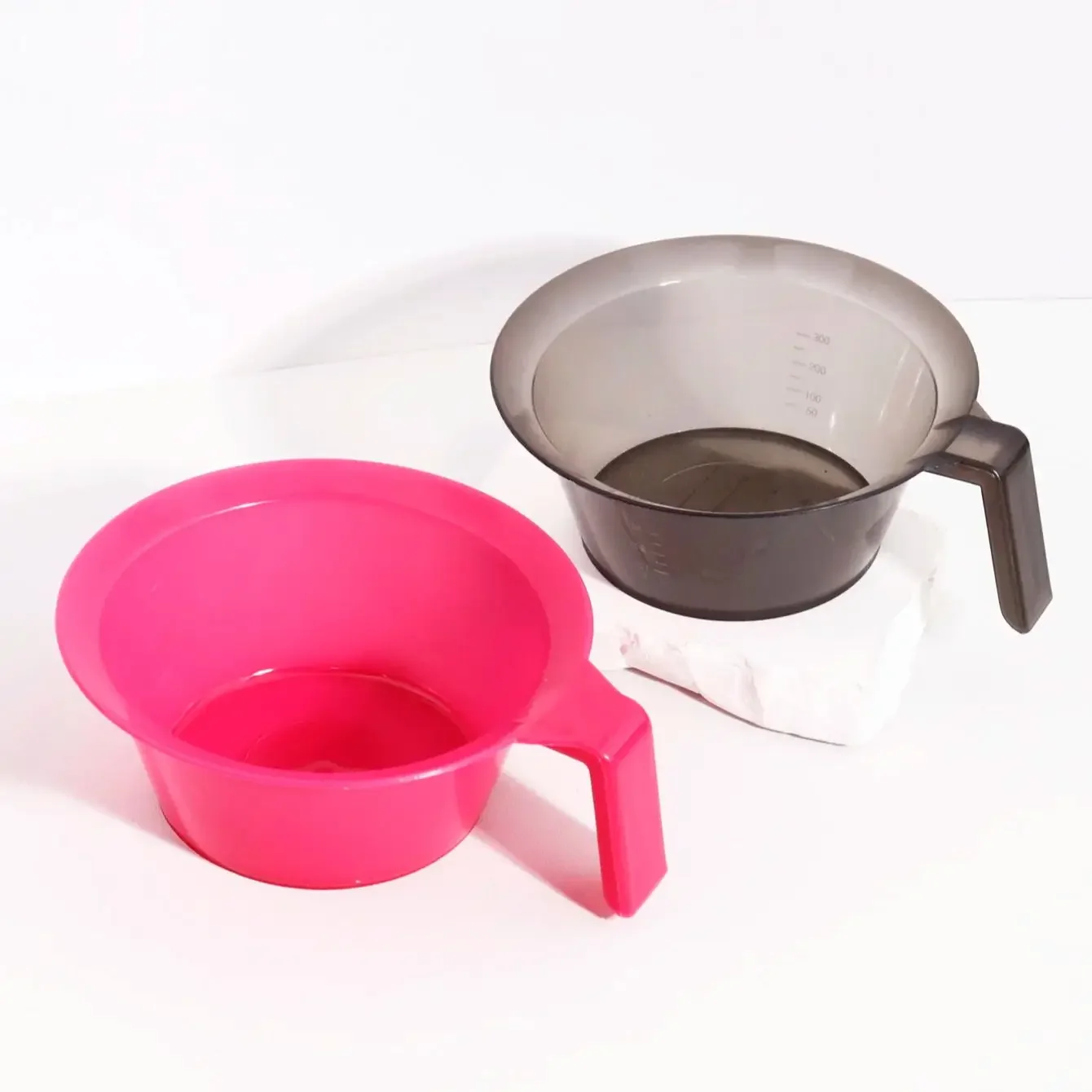 2pcs professional hair dye color mixing bowl, neutral hair dye mixing bowl with measurement mark,Special for real hair wigs
