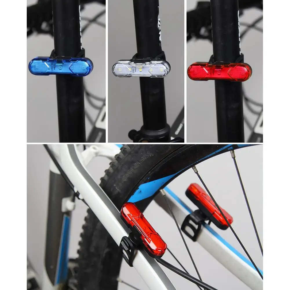 1pcs Bicycle Tail Light High-brightness Waterproof Accessories Bike Rechargeab Led Usb Light Mountain Cycling Warning Shock Q2Y9