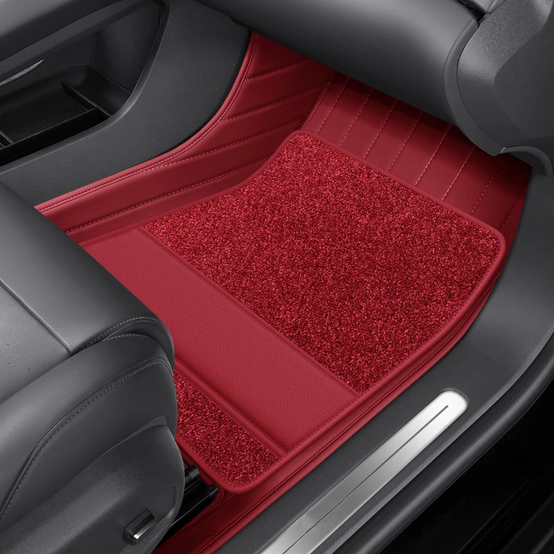 Custom Fit Car Floor Mat Luxury Leather ECO Material for 98% Over 3000 Models 7 Seats Car for Only Left Hand Drive