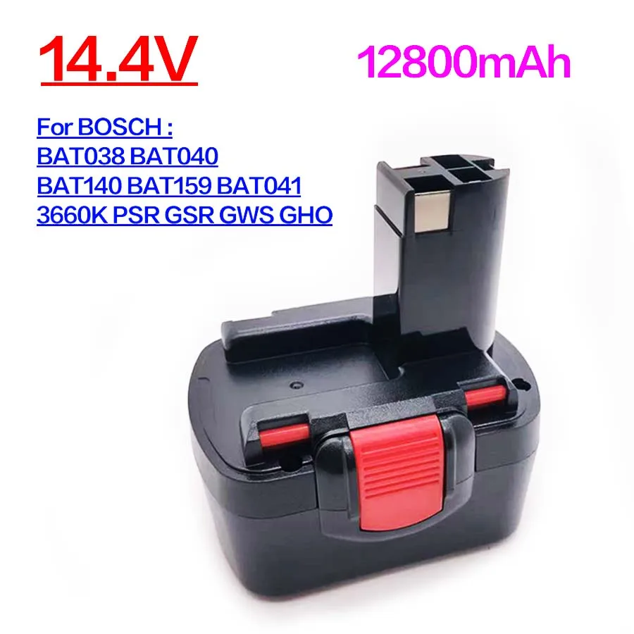 For BOSCH 14.4V Power Tool Battery for BAT038, BAT040, BAT140, PSR 14.4VE-2, GSR 14.4V, GDS, 35614, BAT041 Replacement battery