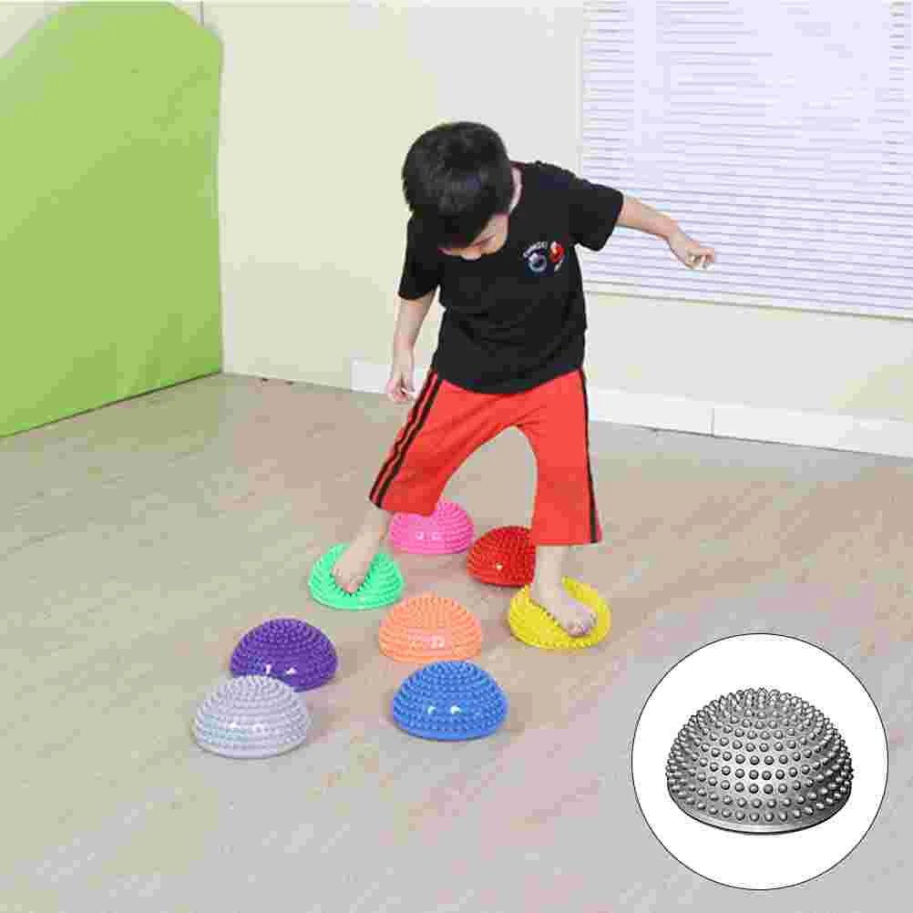 

PVC Yoga Half Circle Massage Tool for Full Body Relaxation Ergonomic Design Lightweight Foot Roller Muscle Training
