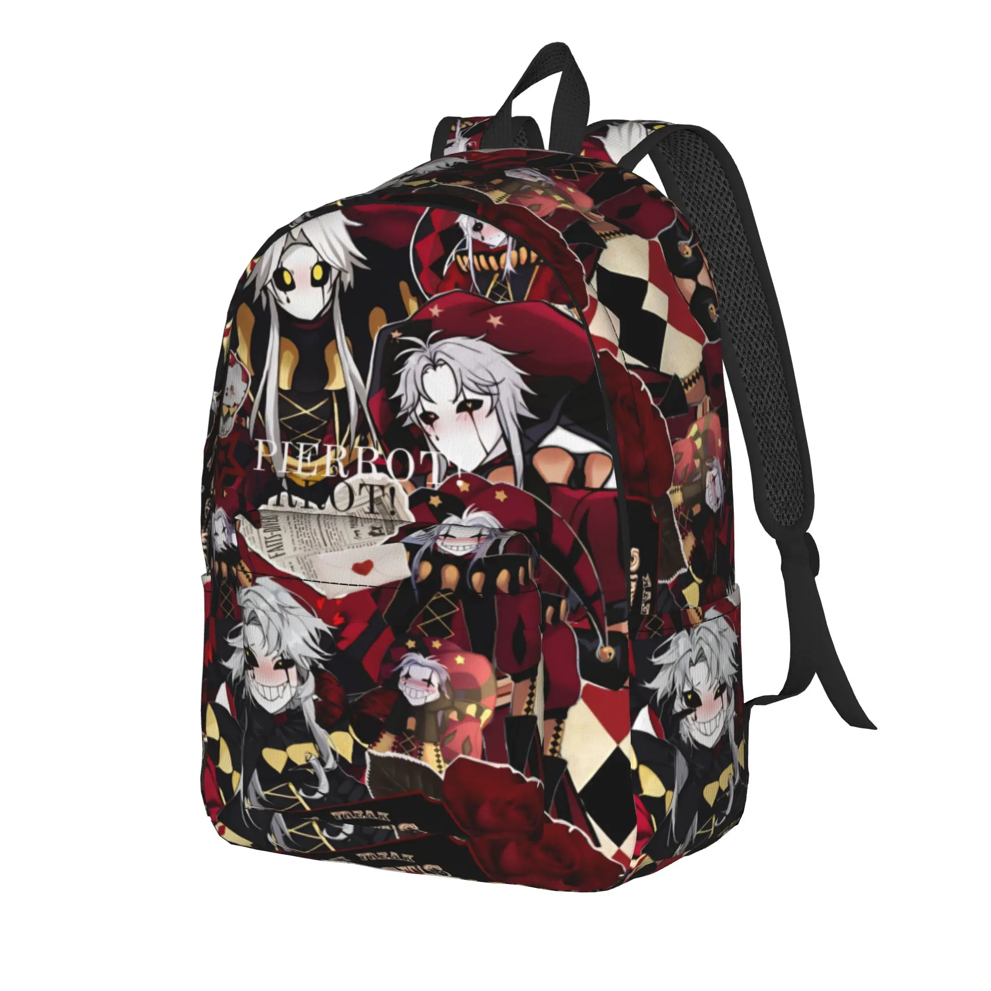 Pierrots The Freak Circus Backpack for Men Women Teenage Student Hiking Travel Daypack  College Shoulder Bag Gift