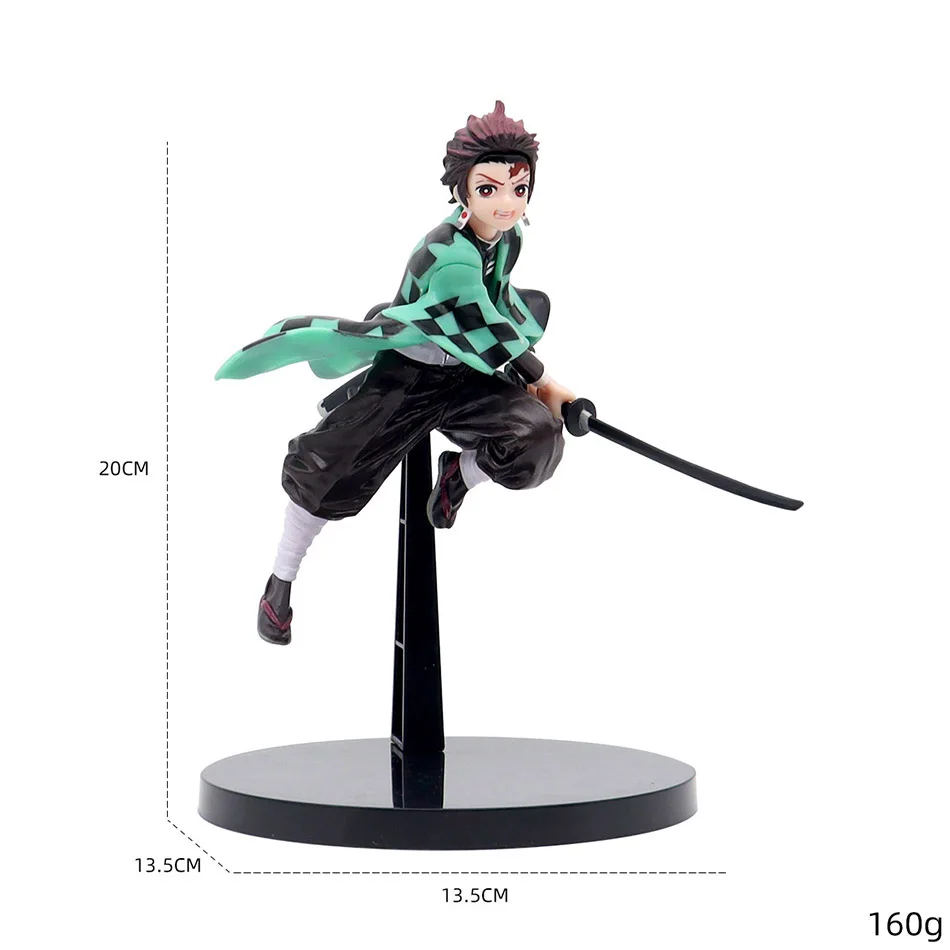 Demon Slayer Kimetsu No Yaiba Actionfiguren-Set - Kamado Tanjirou Nezuko Agatsuma Zenitsu PVC Krieger-Modelle für Sammler – Detail 3