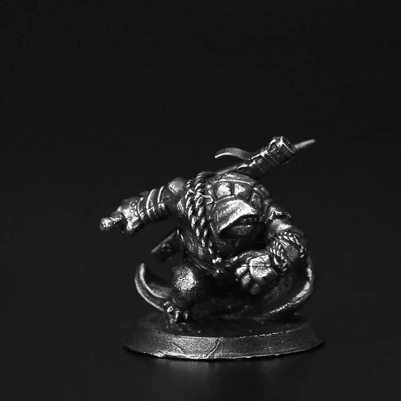 Wojskowy żółw i królik żołnierz wojenny metalowy model łucznik zabawki gra planszowa element figurki miniaturowe akcesoria ozdobne