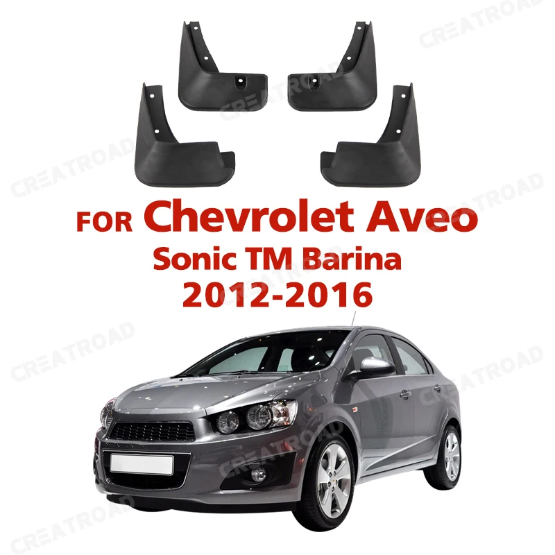 Samochodowe chlapacze do Chevrolet Aveo Sonic TM Barina Hatchback 2012-2016 Chlapacze Chlapacze Chlapacze Chlapacze 2013 2014 2015
