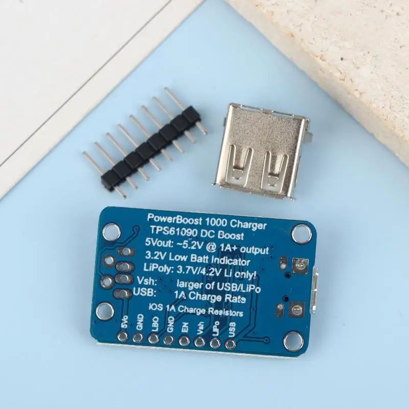 2465 módulo de ponto recarregável 5v lipo usb boost carregador power boost 1000 carregador de bateria de lítio de alta capacidade 1a-1000c