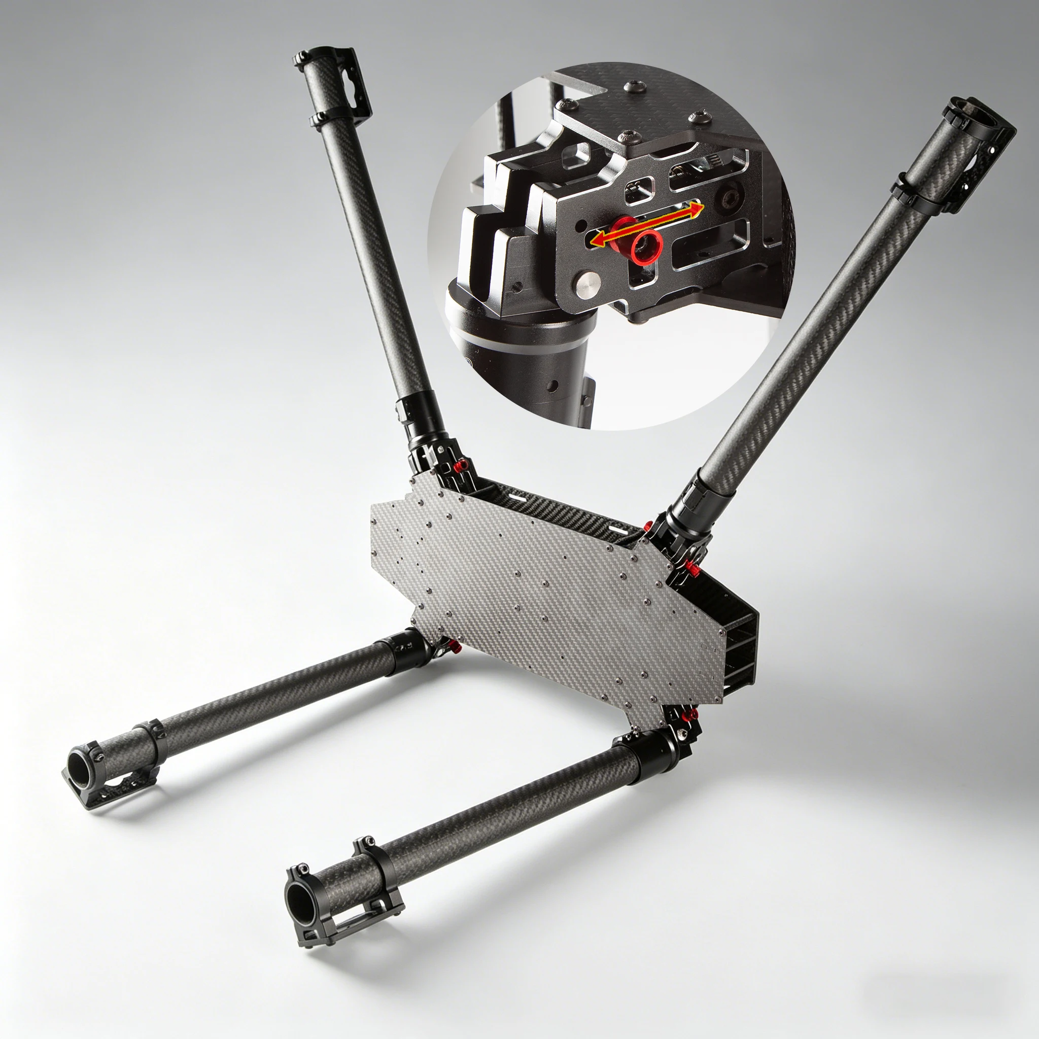 

22-дюймовая (970 мм) складная рама для FPV-дрона с большой грузоподъемностью, карбоновый комплект для моторов 6220/5315, запчасти и аксессуары для DIY-дронов