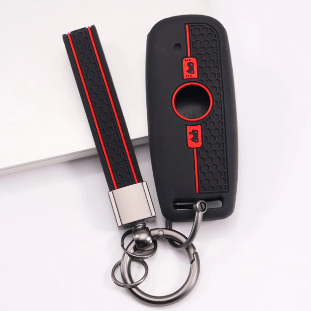 Soft Key Holder Keychain For Honda GL1800 Gold Wing Goldwing F6B Gold Wing Tour DCT Non Slip Precise Fit Full Coverage Daily Use