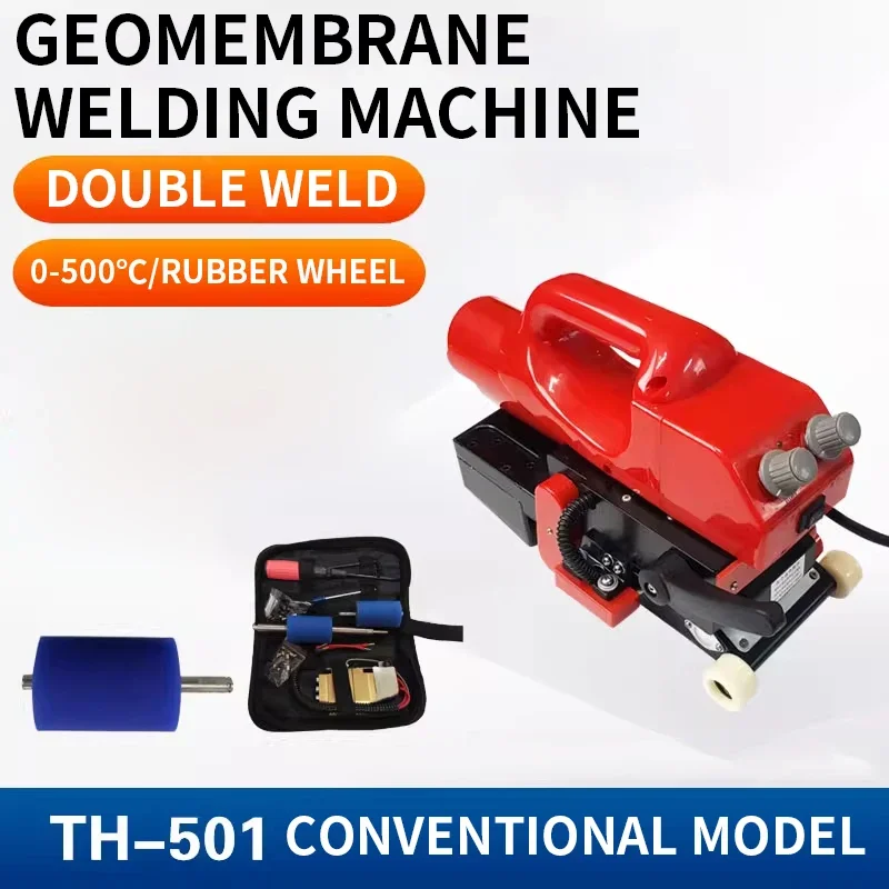 Bild 4: Geomembran-Schweißgerät, wasserdichte Membran-Heißkeilschweißgerät, 220 V, Geomembran-Schweißgerät, 0,5–5 m/min, automatische Kunststoffschweißung