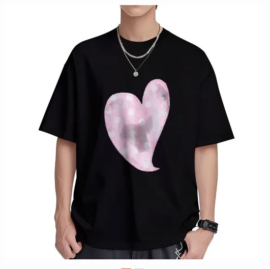 

High Quality 100% Cotton Tees Long-staple Cotton Luxurious Durable Moisture Wicking Tailored Fit Trendy Washes 2025 New in
