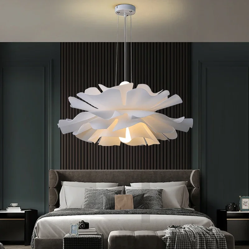 

Ceiling Bedroom Light Simple Modern LED Warm Indoor Outdoor Chandelier Nordic Design Petals Lighting Fixtures Pendant Light