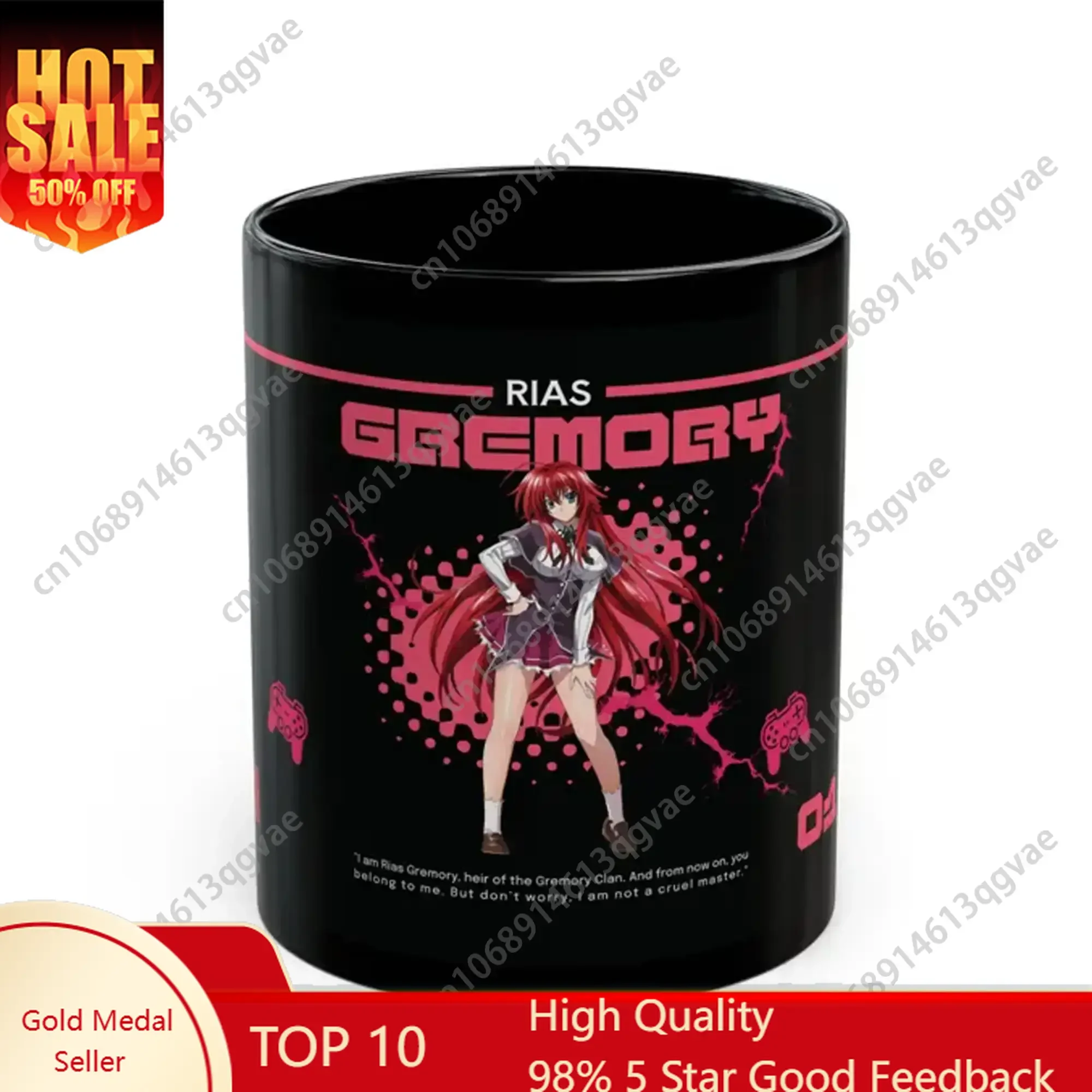 

Rias Gremory Anime Mug High School DxD Cup Girl Anime Coffee Cup Otaku Mug Anime Lover Gift
