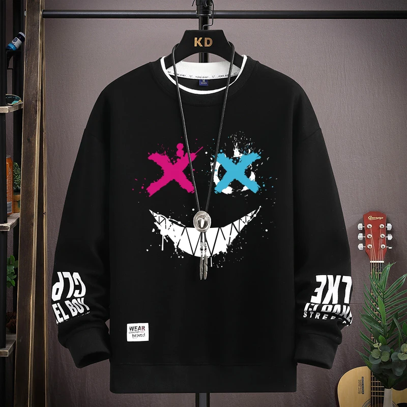Hip hop gráfico t camisas primavera outono oversized mulheres homens manga longa camiseta harajuku topos streetwear novas roupas masculinas S-5XL