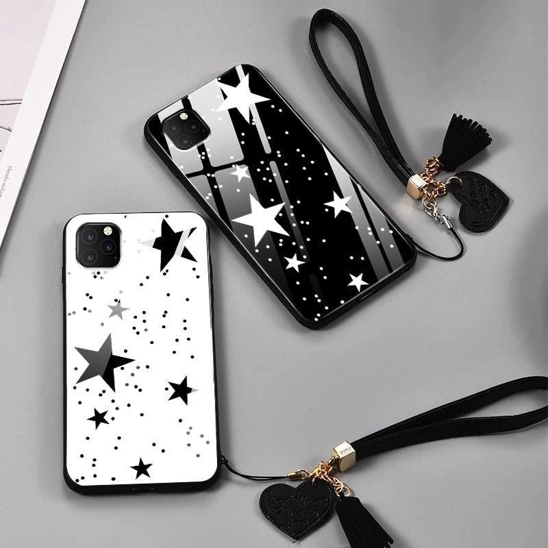 Tempered Glass Case For Samsung A72 A52 A42 A32 A12 5G A02S A51 A71 5G A31 A21S A15 A14 A55 A54 A25 A34 A41 Cover Coque Fundas