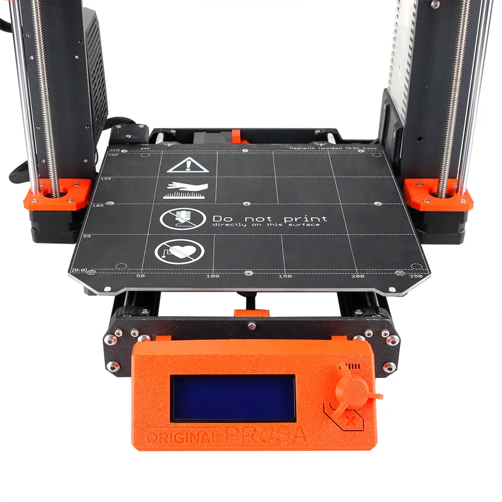 Imagem -05 - Clone Prusa i3 Mk3s Mais Urso Completo Faça Você Mesmo Impressora 3d Kit Completo com Perfil de Liga de Alumínio Magnético com mw Ppu e Super Pinda