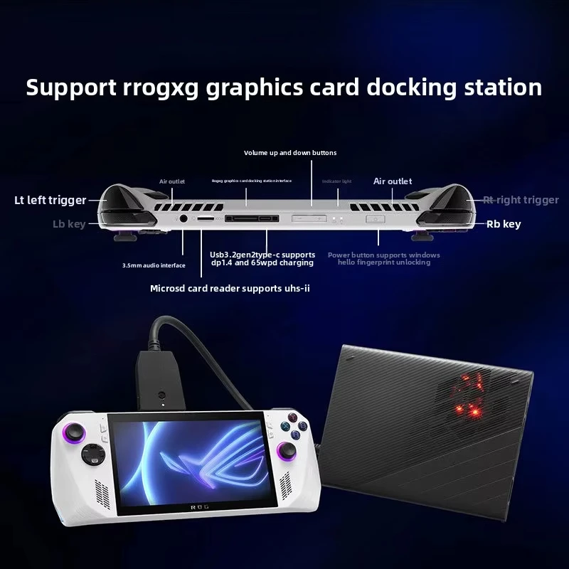 

Портативная игровая консоль 120 Гц Ryzen Z1 Extreme Win11 с цветным дисплеем