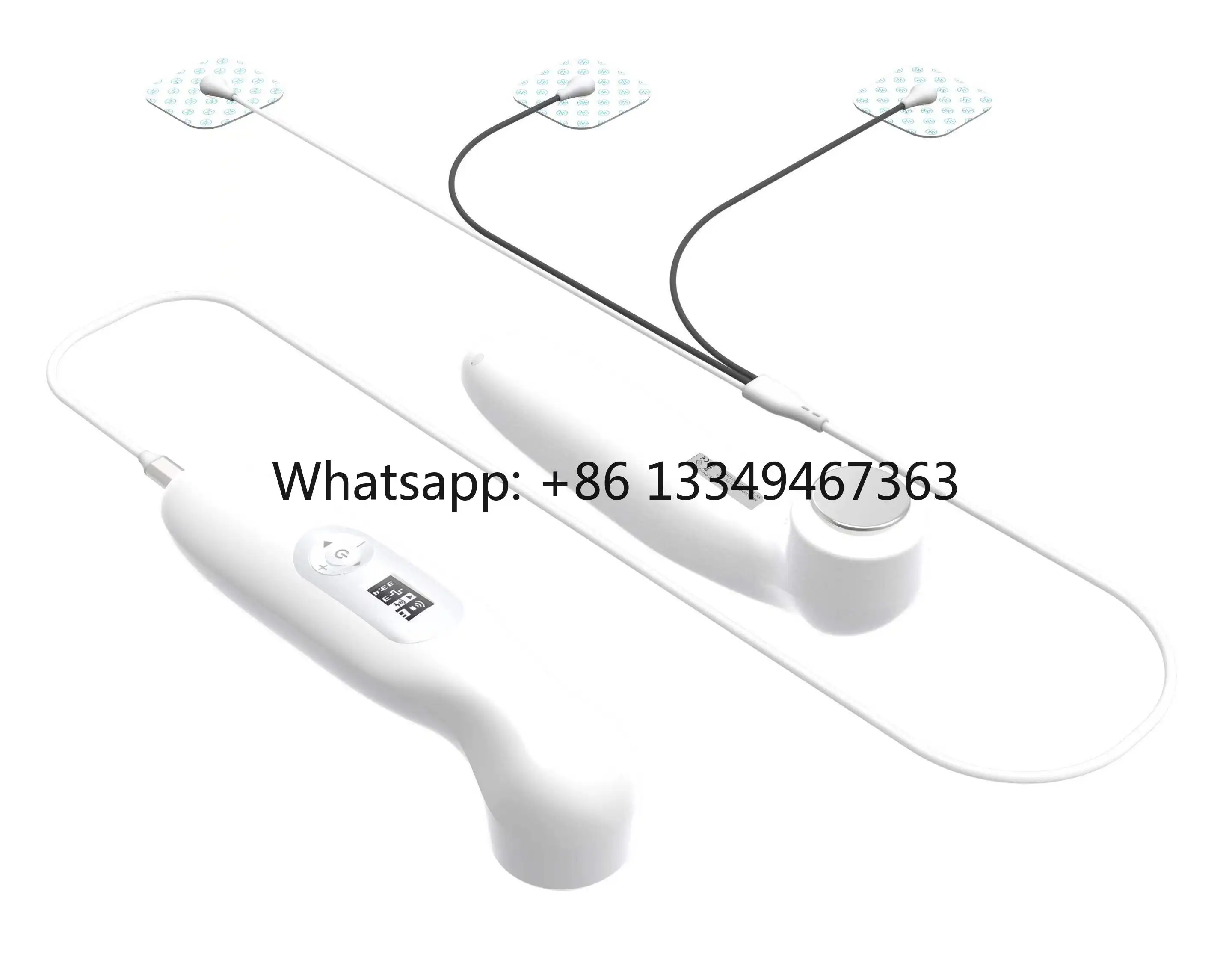 Portable 2-in-1 Therapy EMS TENS Infrared Muscle Stimulator Pain Relief Physical Therapy LED 5W