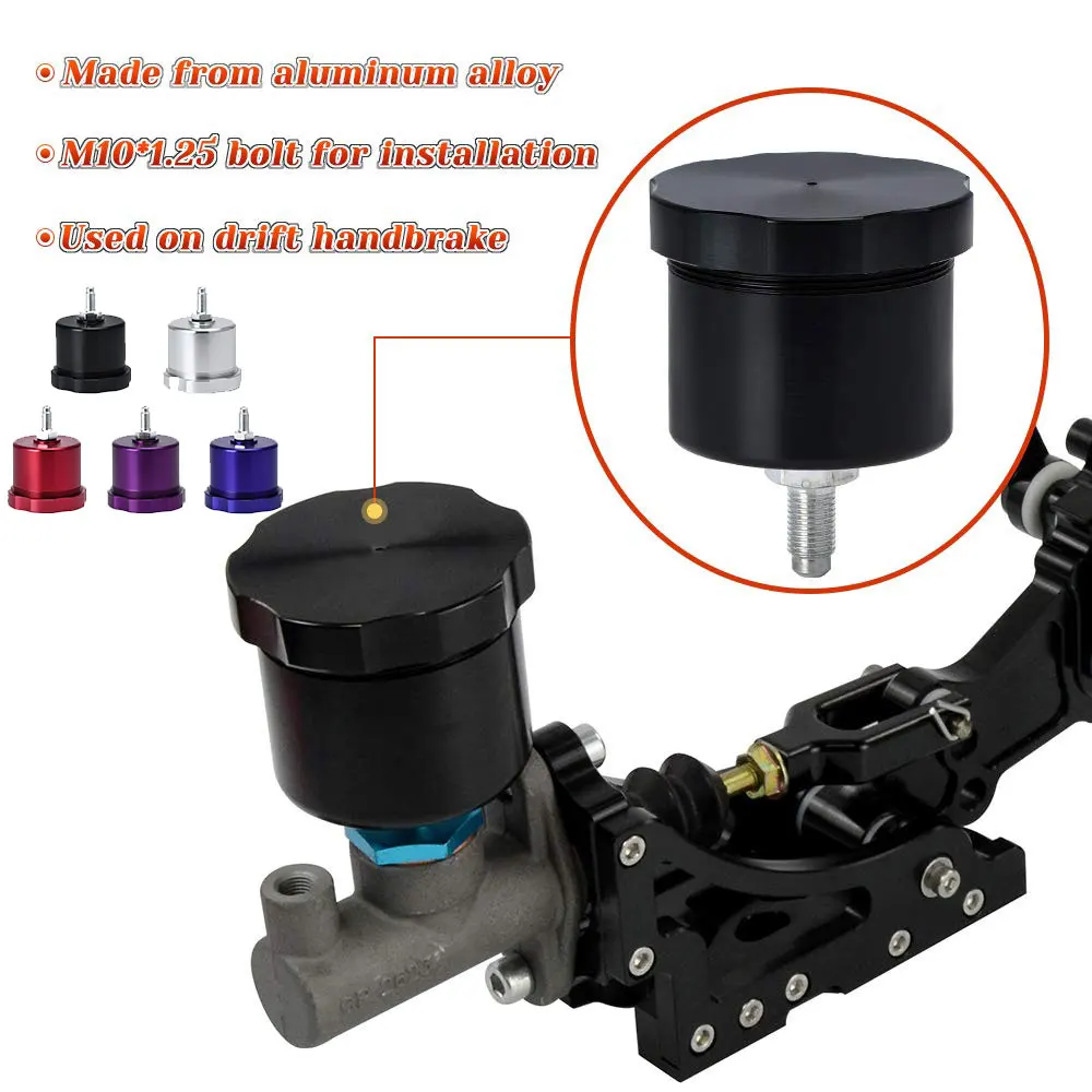 

M10*1.25 Aluminum Car Hydraulic Drift Rally Handbrake Oil Tank For Fluid Reservoir E-brake Car Accessories