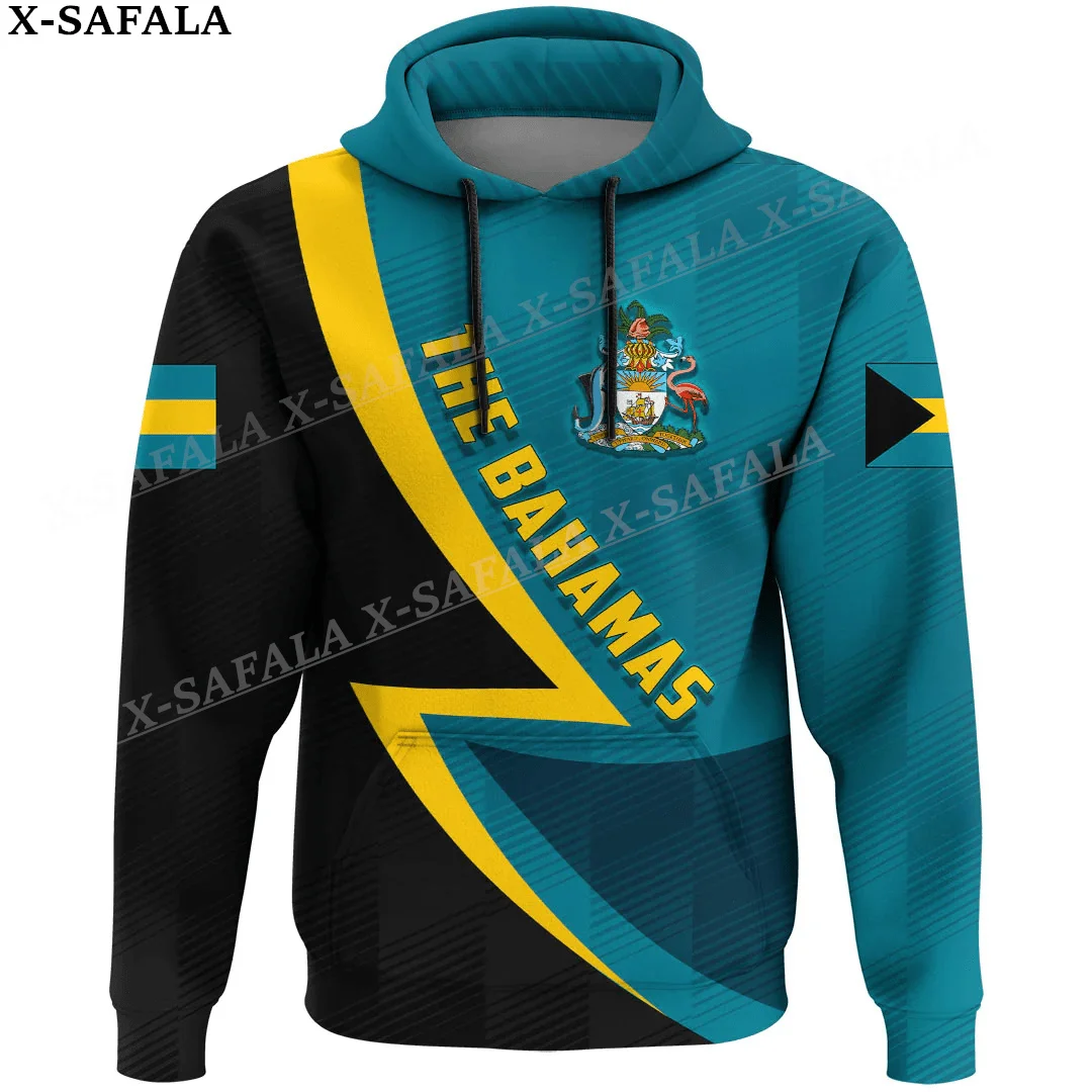 

Bahamas Coat Of Arms Flag 3D Print Zipper Hoodie For Men Pullover Sweatshirt Hooded Jersey Tracksuit Outwear Coat Casual-3