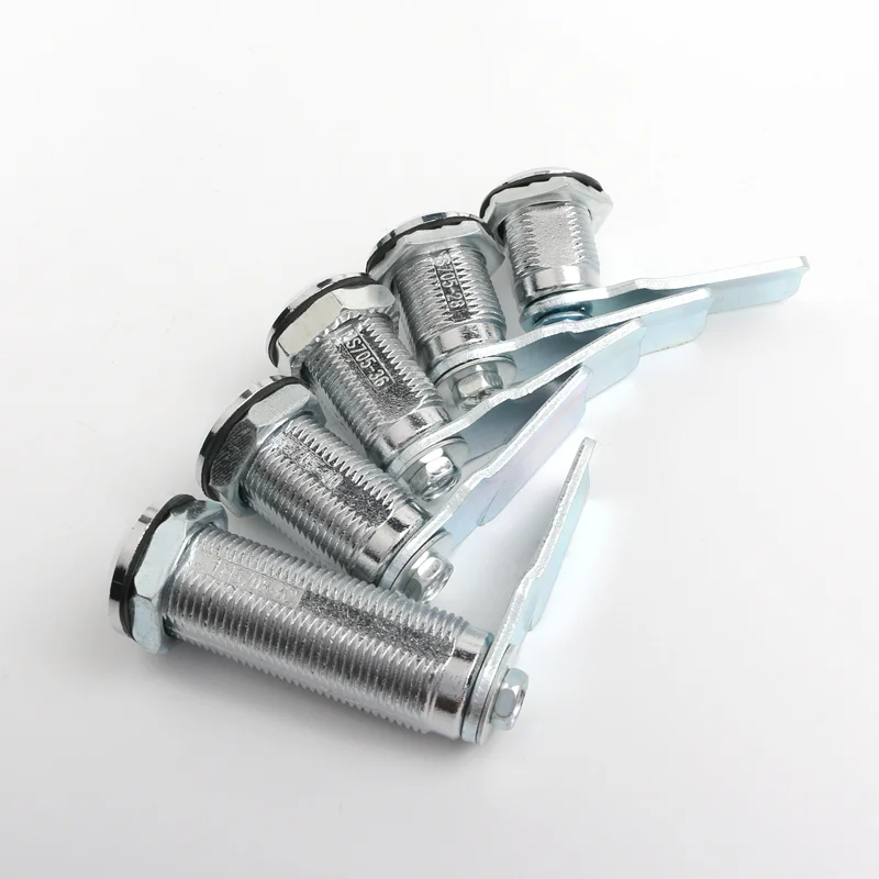 MS705 Longer Triangle Lock Electric Cabinet Box Lock Communication Cabinet Distribution Box Switch Cabinet Cam Lock With 1 Key