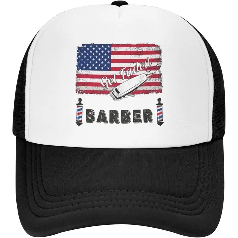Vintage American Flag Saw Tool Blade Woodworker Men Women Mesh Baseball Cap
