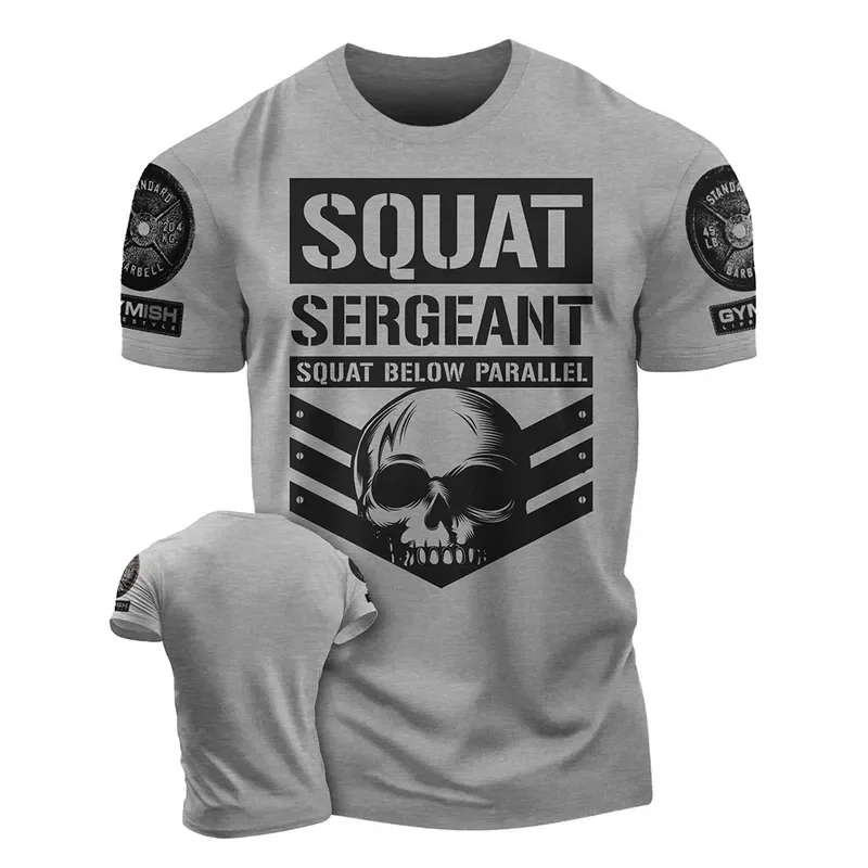 3D Printed Strength Earned Workout T Shirt Funny Gym Tee High Quality Men Short Sleeve Muscle Man Tough Guy Tshirt 2026