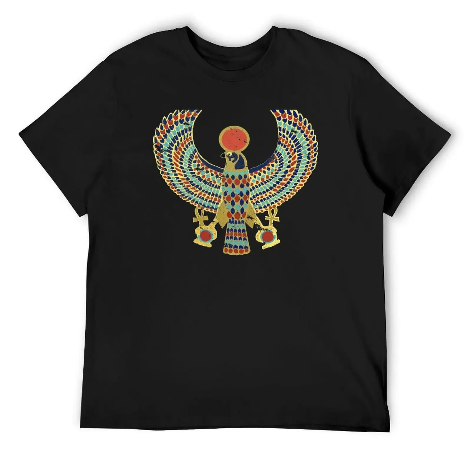 Horus Ancient Egyptian Falcon Hieroglyph Archaeology Design T-Shirt sublime graphic t shirt vintage Men's t-shirts