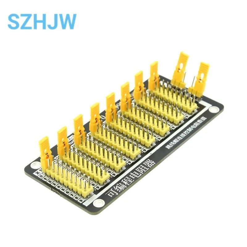 7 Seven Decade 1R - 9999999R Programmable Adjustable SMD Resistor Slide Resistor Board Step Accuracy 1R 1% 1/2 Watt Module 200V