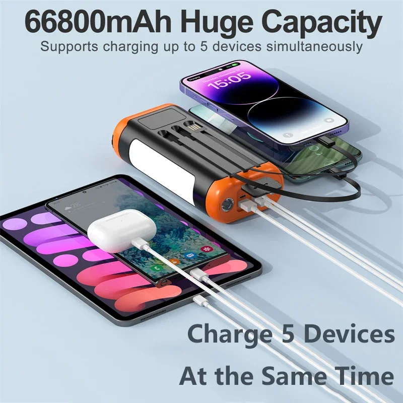 66800Mah Solar Powe…