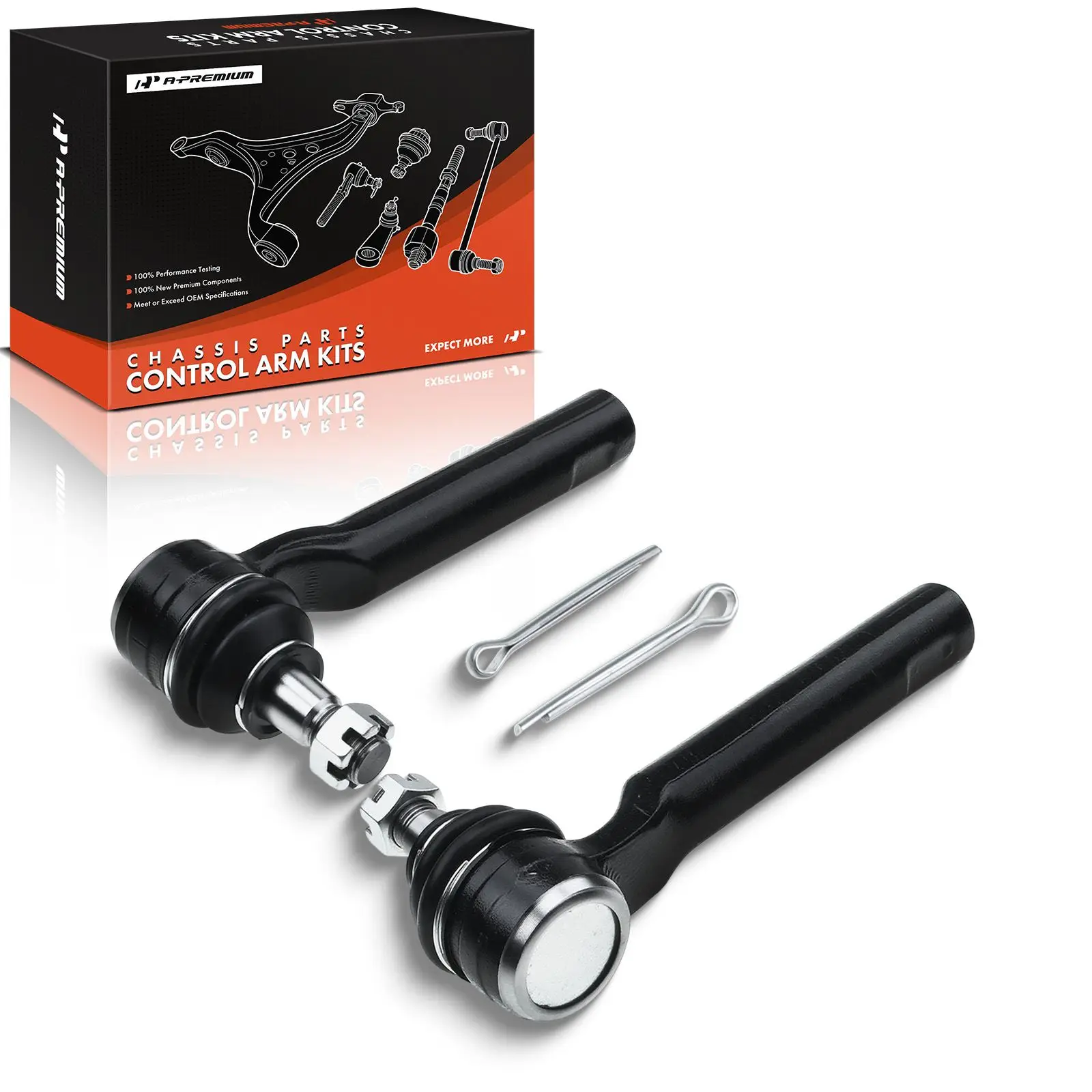 A-Premium Steering Tie Rod End for Subaru Outback 2000-2014 Forester 1998-2019 Impreza 1993-2016 Crosstrek 2016-2019 Legacy WRX