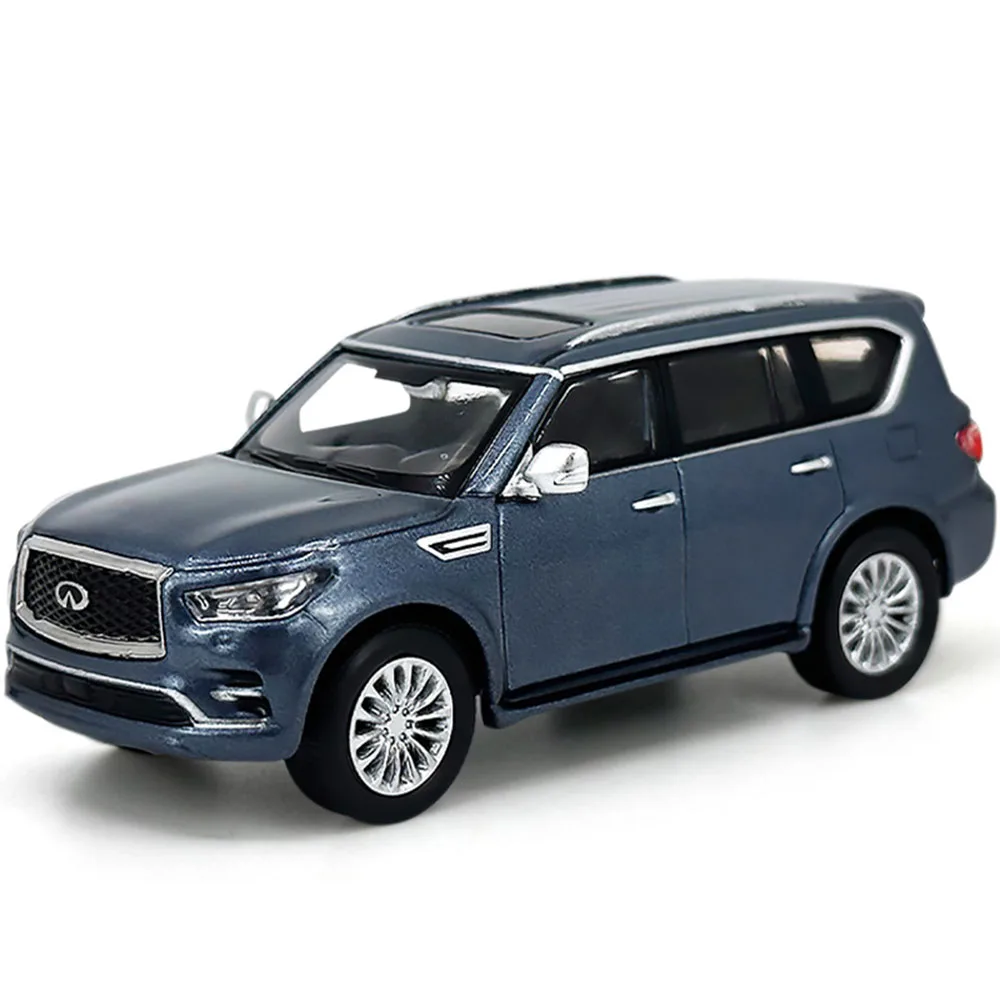 1:64 Scale Infinity QX80 2020 Diecesting Miniatue Model samochodu 1:64 Metal 4 kolory Męskie modele pojazdów hobbystycznych Zabawki Prezent