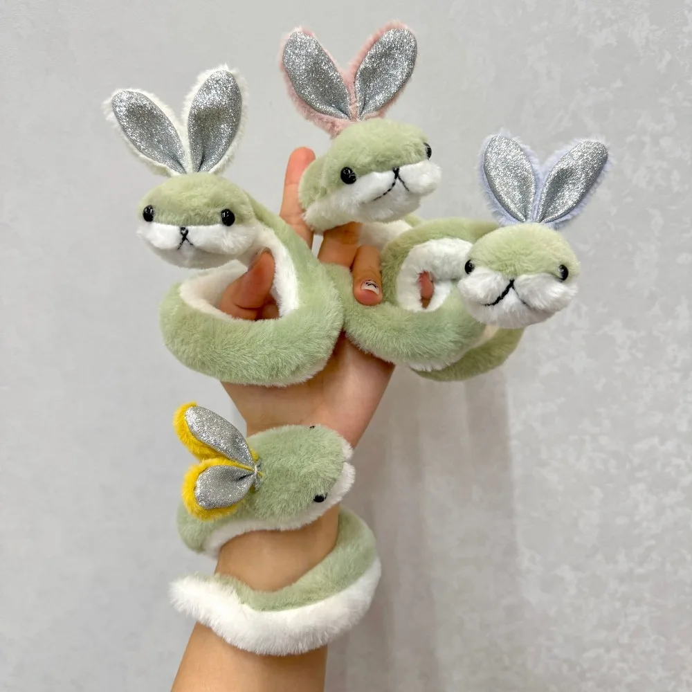 

37 смНовогодняя плюшевая игрушка-змея, кукла, игривая детская кукла для девочек, милый орнамент, кукла-талисман, милая плюшевая игрушка-змея