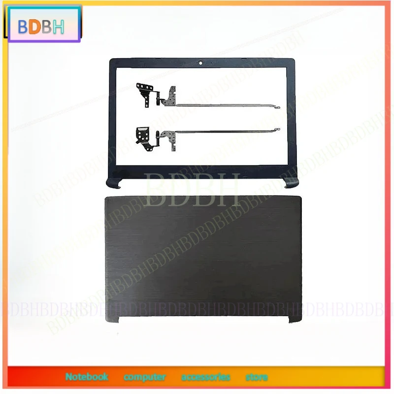 Nueva Carcasa Negra para Portátil Acer Aspire 5 A515-51 A515-51G Aspire 3 A315-51 A315-53 A615-51 N17C4, Cubierta Trasera LCD, Bisel Frontal y Bisagras