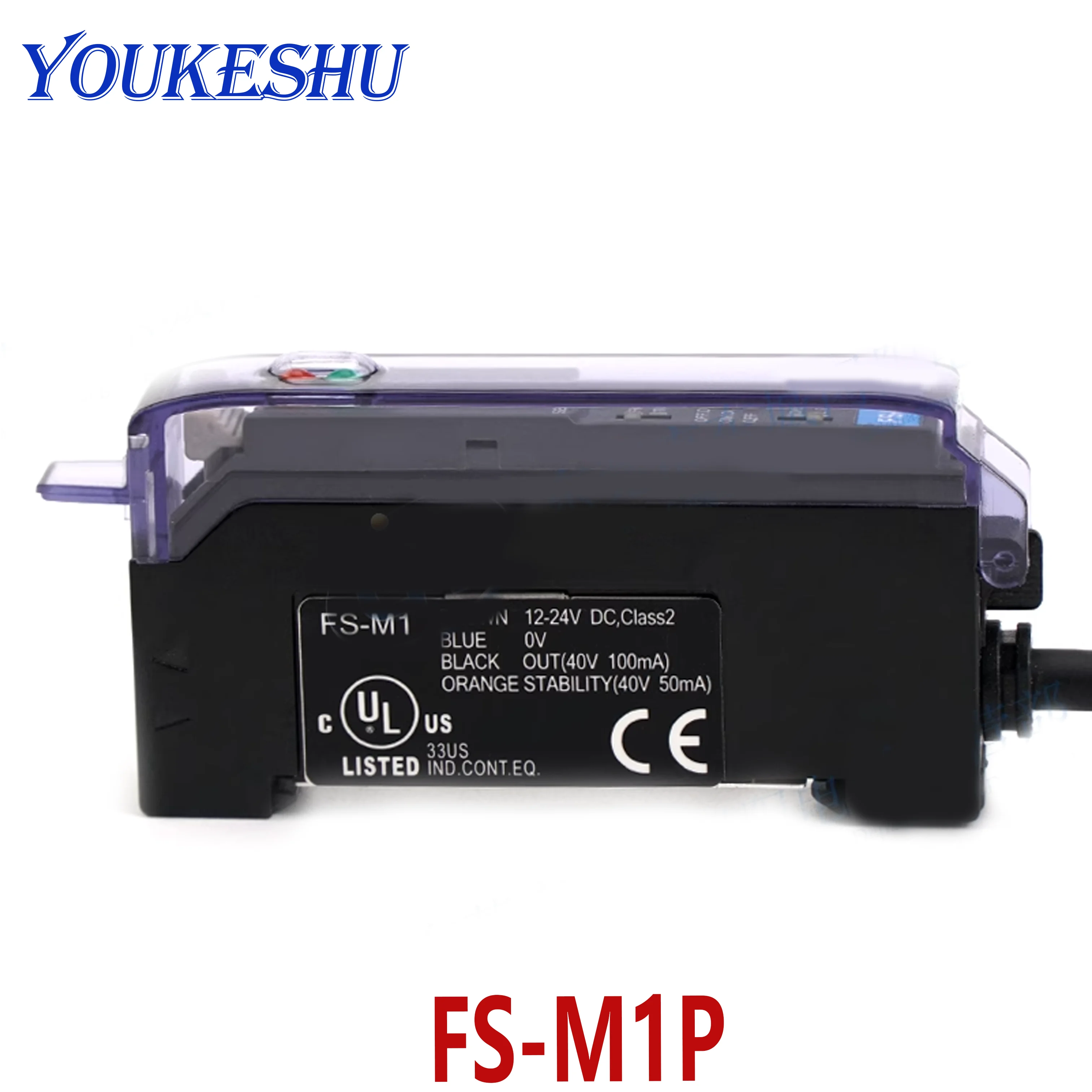 

New Original Fiber Amplifier Photoelectric Fiber Sensor FS-M1P