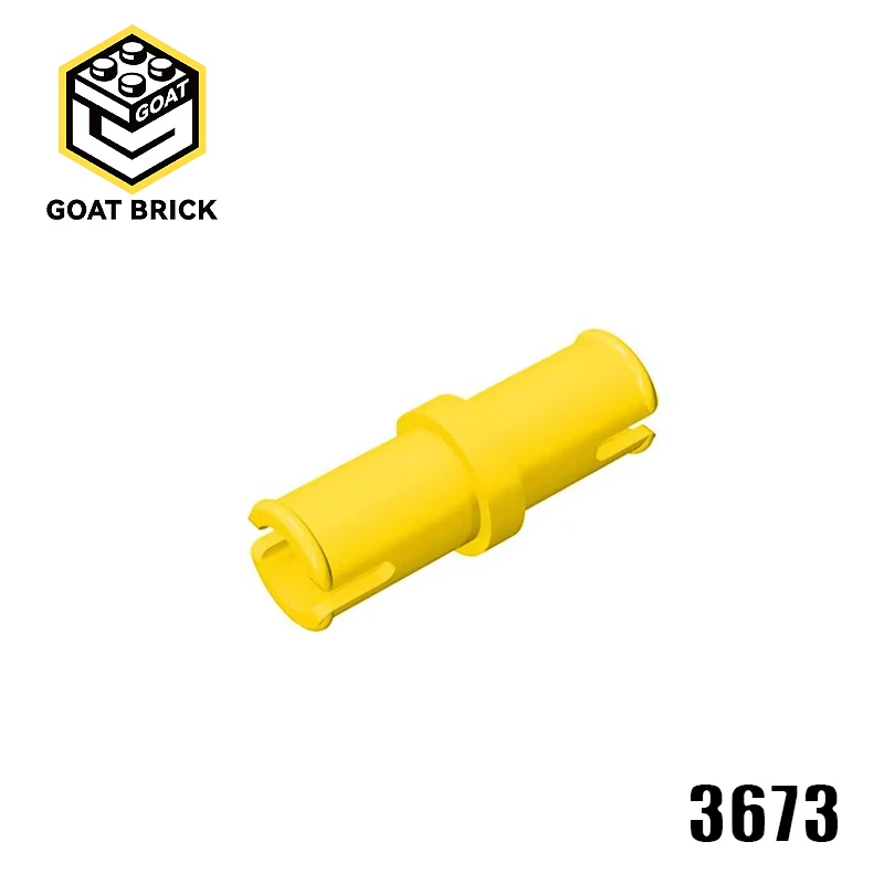 10Pcs MOC Parts 3673 High-tech Pin without Friction Ridges Lengthwise Compatible Brick DIY Building Blocks Particle Toy