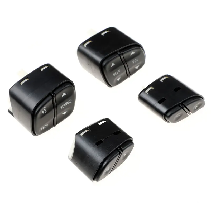 

4PCS Radio Volume Control Steering Wheel Switch For GMC Yukon For Chevrolet Tahoe Silverado 21997738 21997739 1999442 1999443