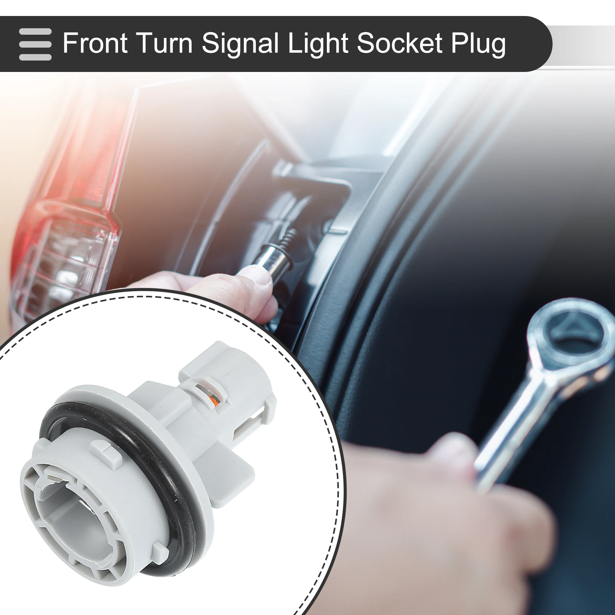 UXCELL Front Turn Signal Light Socket Plug for Acura RDX Base 19-21 No.33303ST7J01