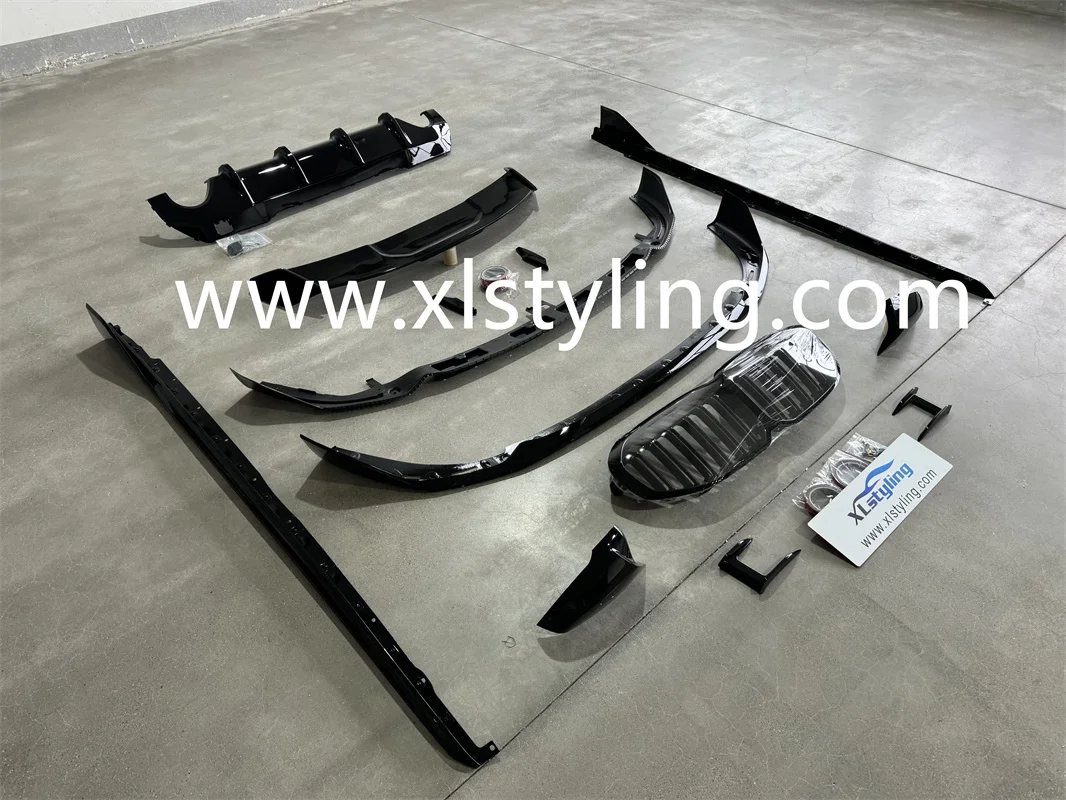 New product PP car body parts for 1 series 1S F40 MP style car bodykit with front spoiler rear diffuser roof wing front grille