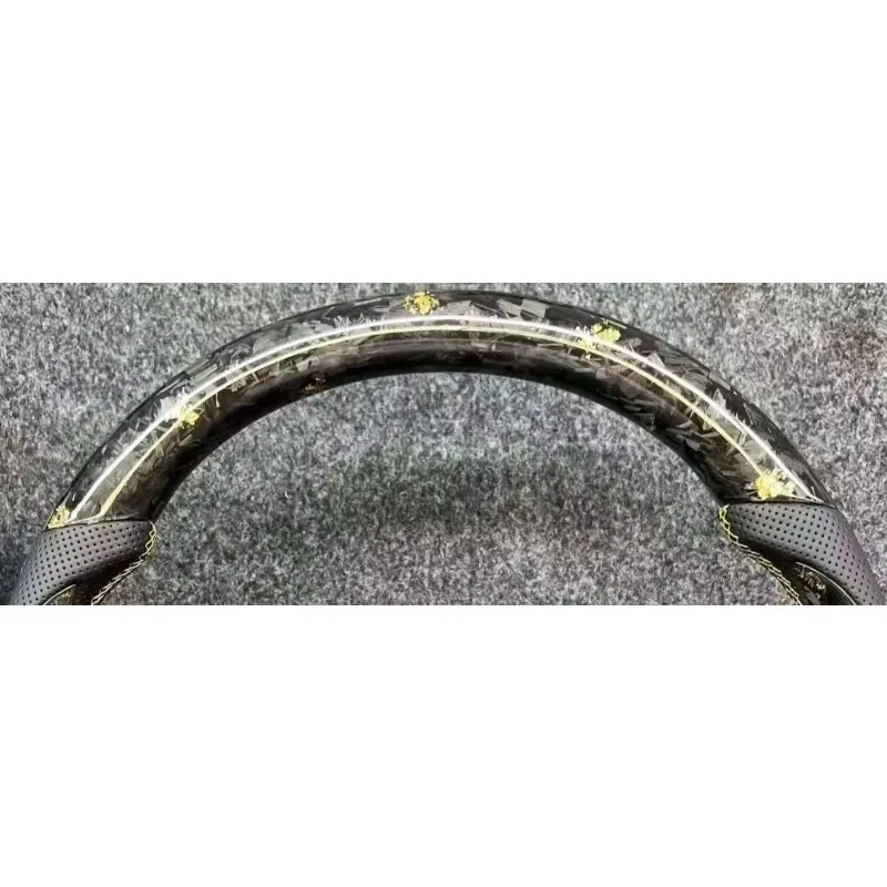 2022 Leather Carbon Fiber Car Steering Wheel