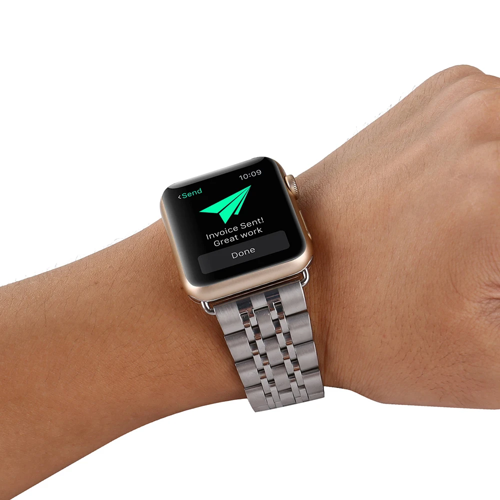 معدن سوار فولاذي غير قابل للصدأ لساعة أبل 11 10 9 8 7 6 5 سوار معصمه iWatch Ultra 3 49 مللي متر 45 مللي متر 44 مللي متر 42 مللي متر 41 مللي متر 46 مللي متر حزام