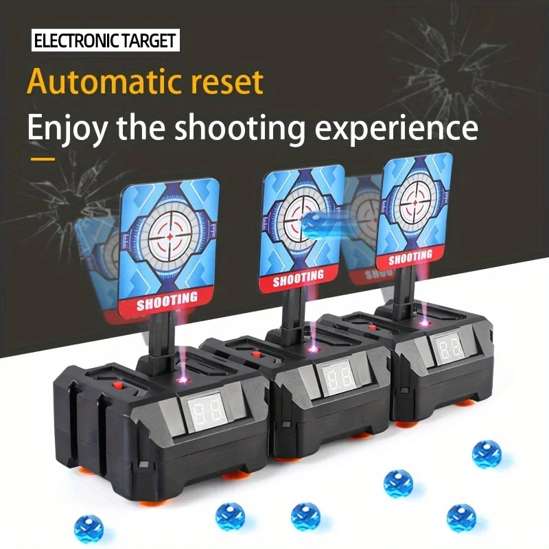 Het elektronische scoredoel kan in meerdere speelgoedpistools schieten van trainingsdoelen worden gemonteerd en het oefendoel is klein