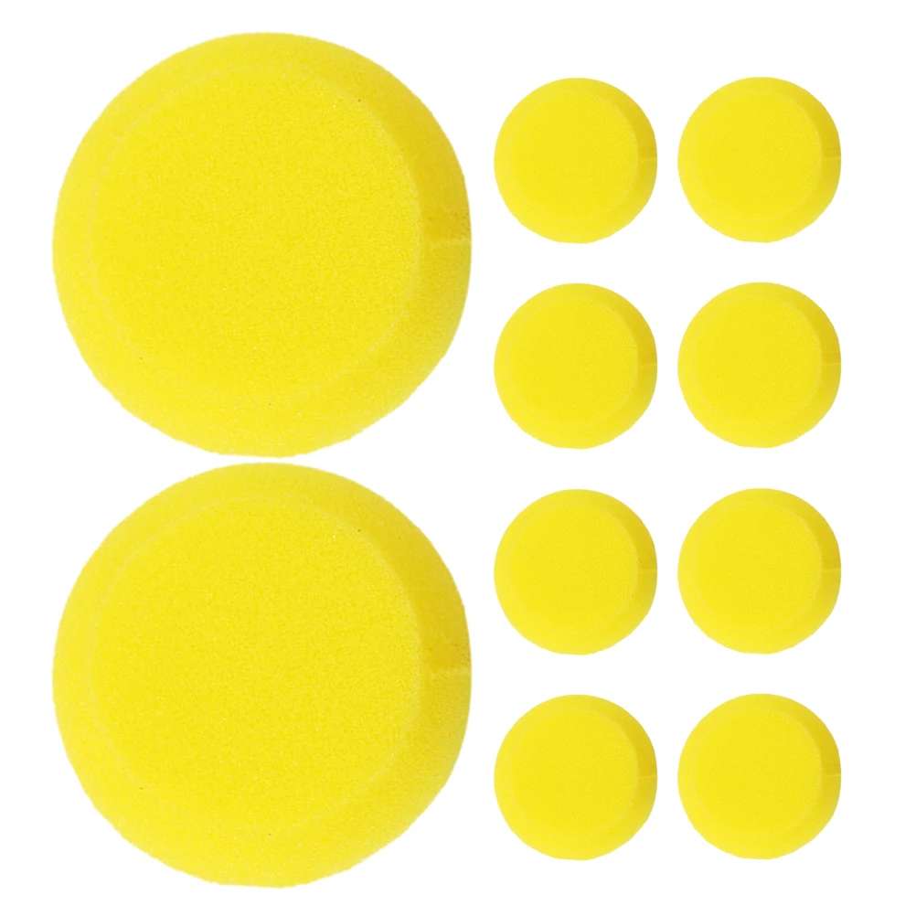 

10Pcs Toddler Sponge Finger Painting Kit Soft Grip Easy Clean Watercolors Home Cleaning Miniature Painting Kit