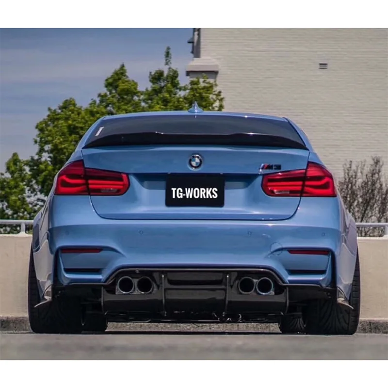 

For 12-19 BMW 3 Series F30 rear wing PSM carbon fiber 3 Series 325li 320i modified M3M4MP model