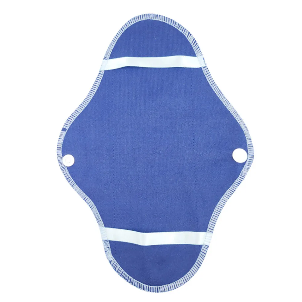 

8 шт. моющихся многоразовых тканевых менструальных прокладок, дышащие, складные, портативные, с сумкой на молнии для путешествий и послеродового периода