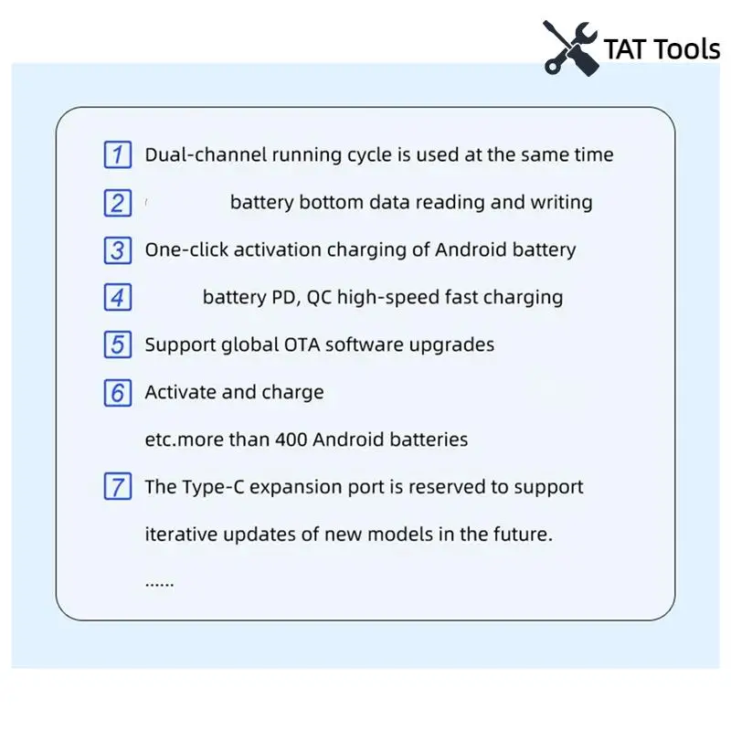 

KC03 Battery Charge Repair Instrument Battery Reader And Repairer Attery Bottom-Level Read, Write