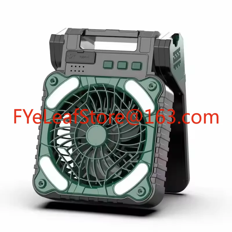 

Camping Fan Rechargeable Outdoor Camping Fan Foldable Mini Fan with Light