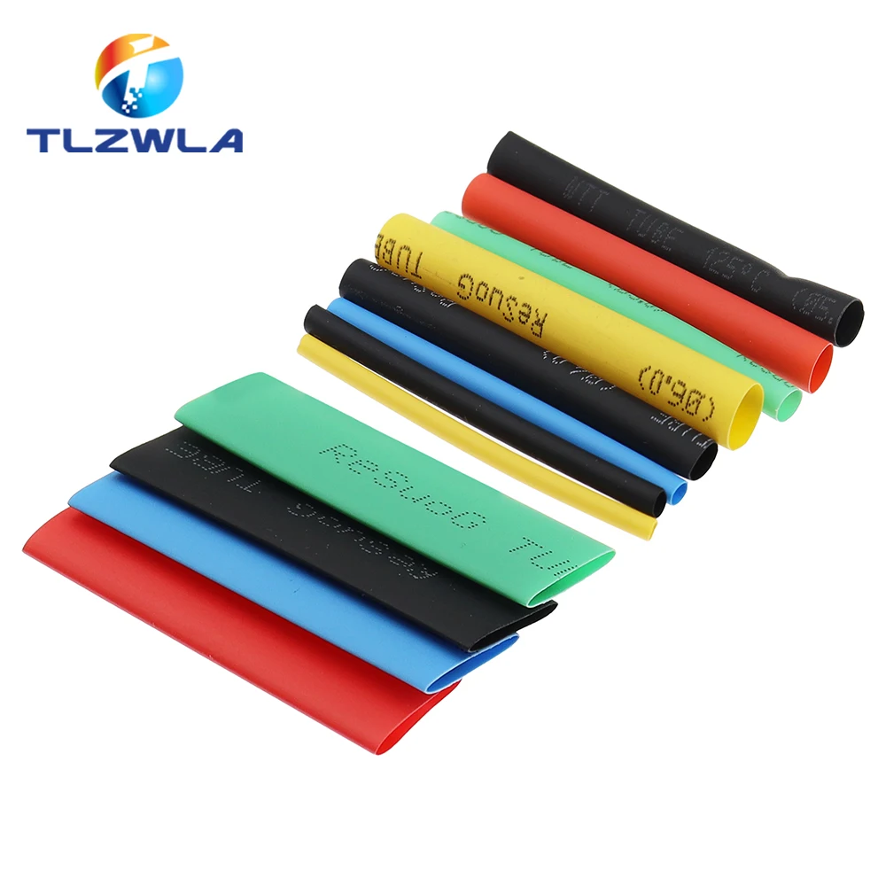 530Pcs Color Weatherproof Heat Shrink Sleeving Tubing Tube Assortment Kit Electrical Connection Electrical Wire Wrap Cable