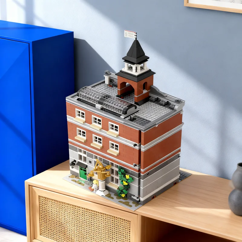 

2935pcs MOC Dirty Deeds Done Dirt Cheap Modular Streetscape Model Building Blocks Construction Toys Christmas Gifts Brick Kids