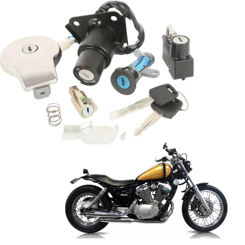 

For Yamaha XV250 250 XV125 4RF VIRAGO XV535 XXV240 250 3LS Motorcycle Acsessories Fuel Gas Cap Key Set