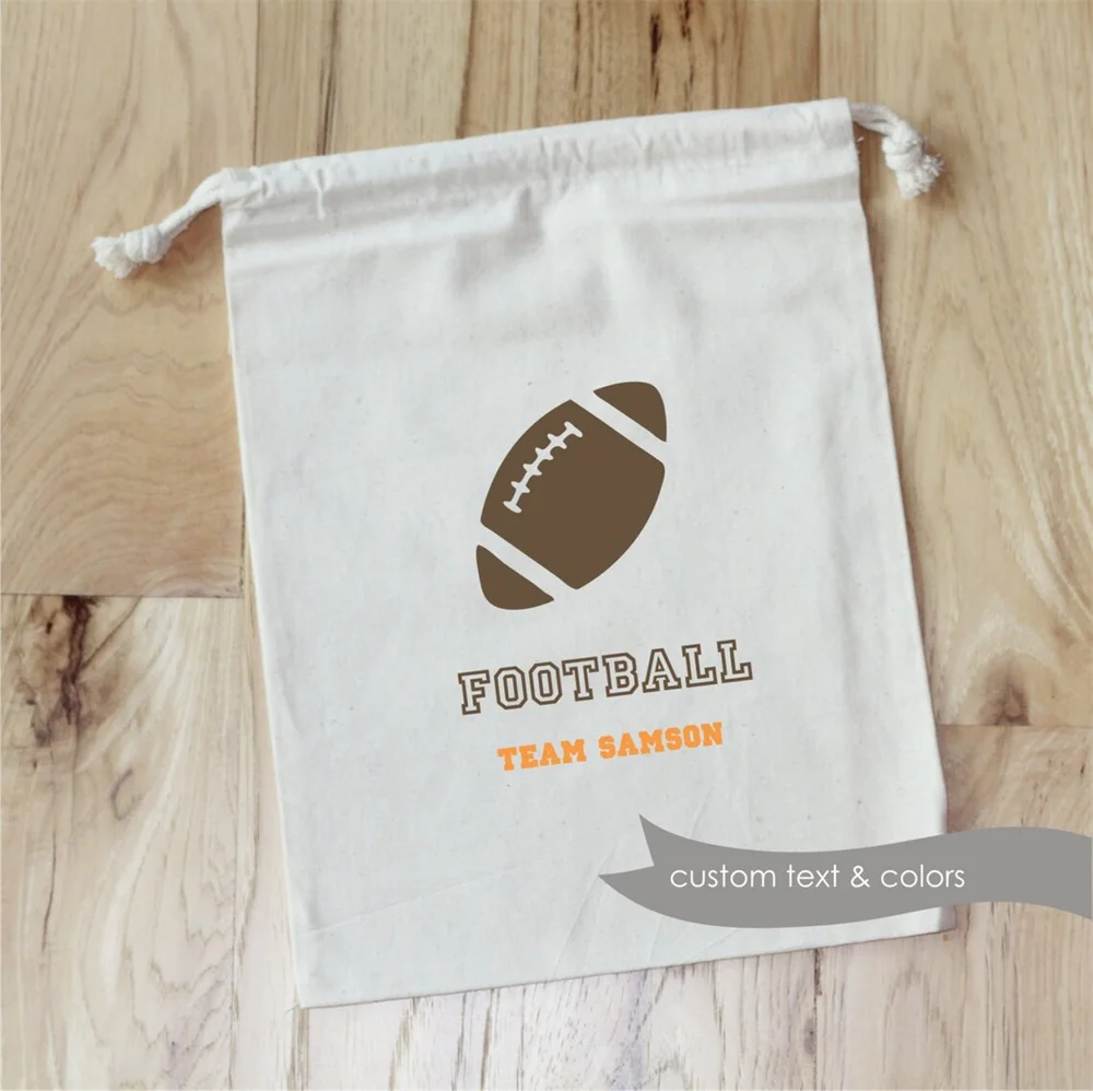 

Set of 20 - FOOTBALL - Personalized Favor Bags - Birthday - FOOTBALL PARTY- team favors - party favor bags